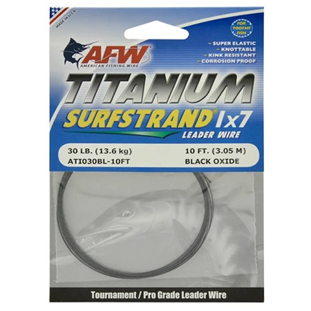 AFW Titanium Surfstrand Bare 1x7 Leader Wire - Southside Angling